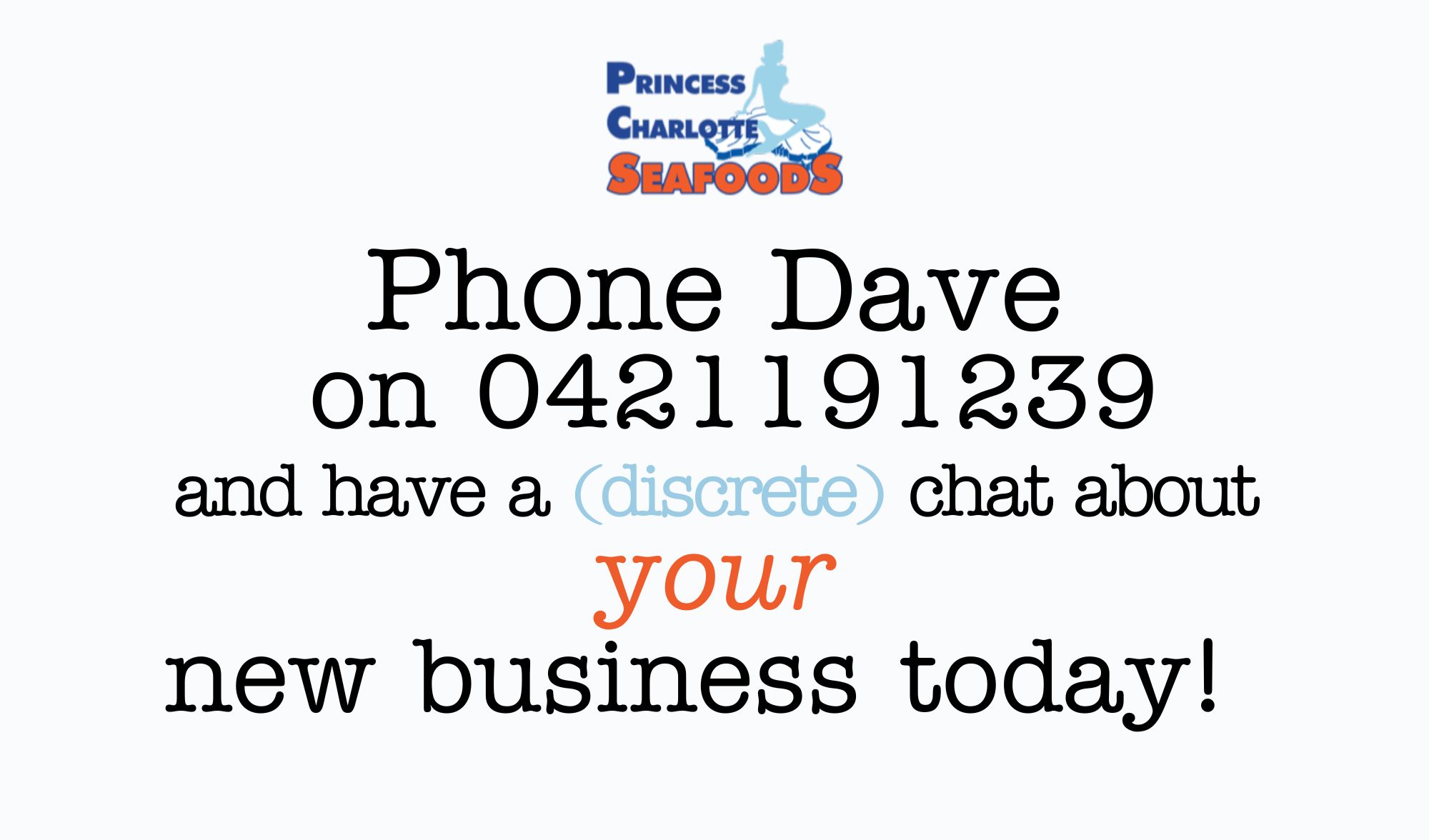 Seafood Business for Sale - Chat to Dave